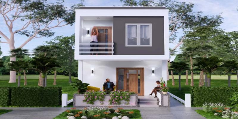 best design ideas for two storey narrow house 1